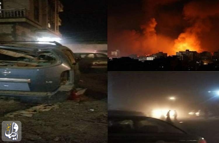 حملات شدید ائتلاف متجاوز سعودی به صنعاء