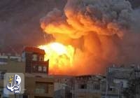 حملات هوایی گسترده ائتلاف سعودی به پایتخت یمن