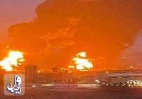 انفجار مخازن نفت روسیه در نزدیکی مرز اوکراین