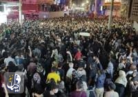 تجمع شبانه مردم آبادان در عزای جان‌باختگان فاجعه متروپل