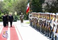 استقبال رسمی حجة الاسلام رئیسی از رئیس جمهور تاجیکستان