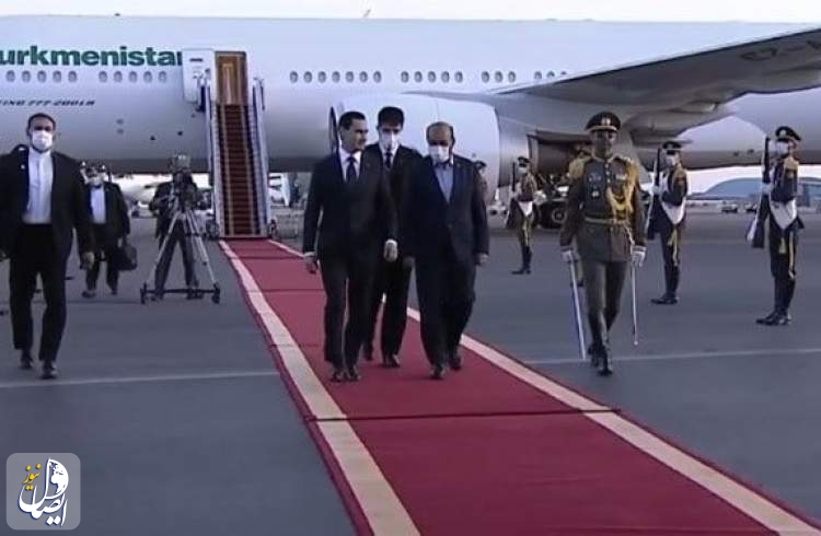 رئیس‌جمهور ترکمنستان وارد تهران شد