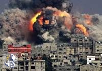جزئیاتی از حمله جنگنده های صهیونیست به مرکز غزه