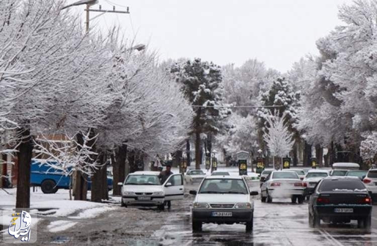 بارش قابل توجه برف در استان اصفهان
