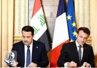 عراق و فرانسه توافق نامه همکاری استراتژیک امضا کردند