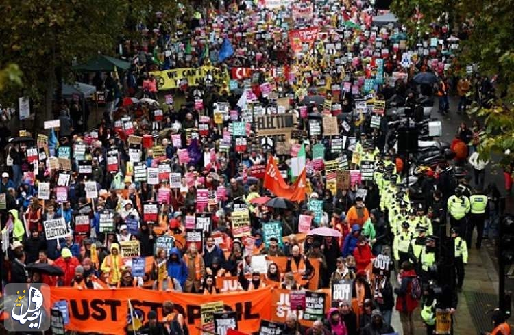 بزرگترین اعتصاب در انگلیس؛ زنگ خطر عمر دولت سوناک به صدا درآمد