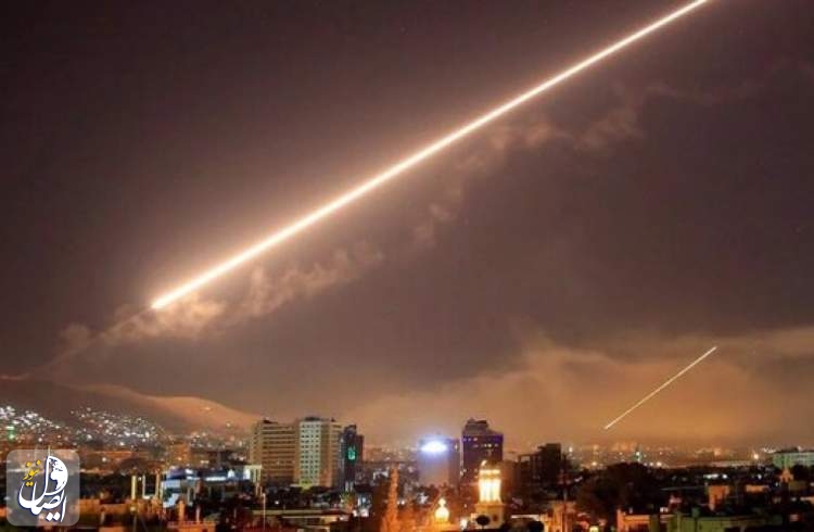 مقابله پدافند هوایی سوریه با تجاوز رژیم صهیونیستی به آسمان دمشق