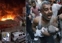 بیش از 500 شهید فلسطینی در جنایت جدید صهیونیست‌ها با بمباران بیمارستان غزه