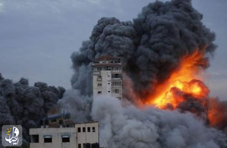 حملات دیوانه‌وار صهیونیست‌ها به نوار غزه ساعاتی پیش از آتش‌بس موقت