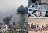 حمله وحشیانه ارتش اسرائیل به اسرا و برهنه کردن آنها در غزه