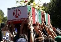 تشییع شهید گمنام دفاع مقدس در تهران