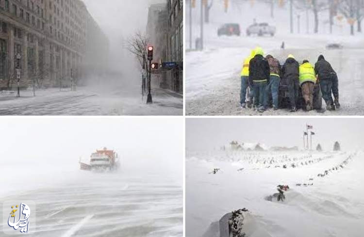 طوفان‌های سهمگین زمستانی در آمریکا حدود ۹۰ نفر را به کام مرگ کشید