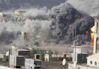ائتلاف عربستان بخش هایی از صنعا را بمباران کرد