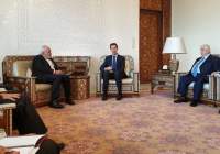وزیر امور خارجه جمهوری اسلامی ایران با رئیس جمهوری عربی سوریه دیدار کرد