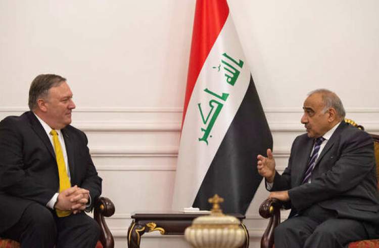 ملاقات غیر منتظره وزیر امور خارجه آمریکا با نخست وزیر عراق انجام شد