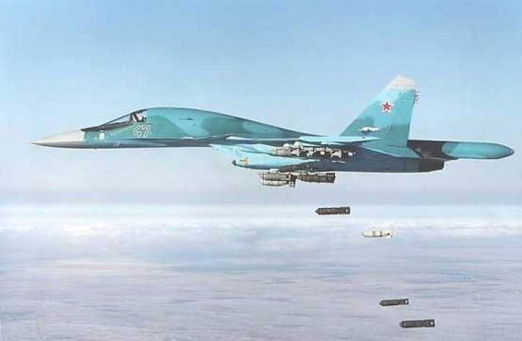 عملیات مشترک جنگنده‌های سوریه و روسیه علیه تروریستها