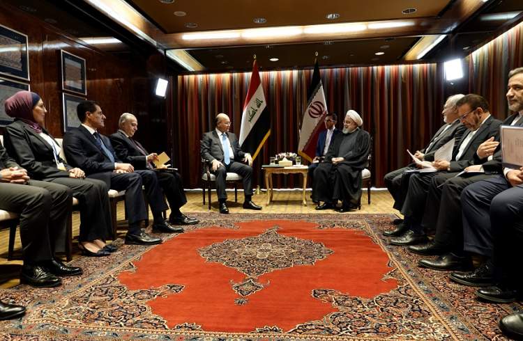 روحانی: شتاب در توسعه مناسبات تهران - بغداد باید ادامه یابد