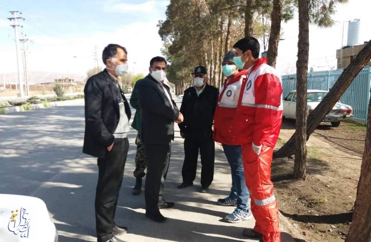 بازدید فرماندار ویژه شهرستان نجف آباد از مبادی ورودی و خروجی این شهرستان