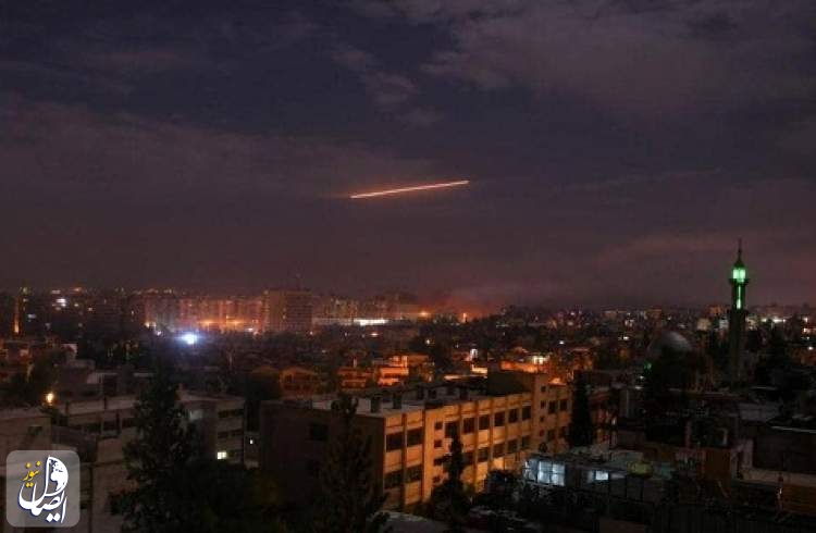 مقابله پدافندی با حملات هوایی رژیم صهیونیستی به اطراف دمشق