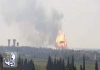وقوع چند انفجار مهیب در انبار مهمات ارتش سوریه