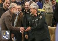 رئیس ستاد کل نیروهای مسلح از خدمات دکتر علی لاریجانی قدردانی کرد