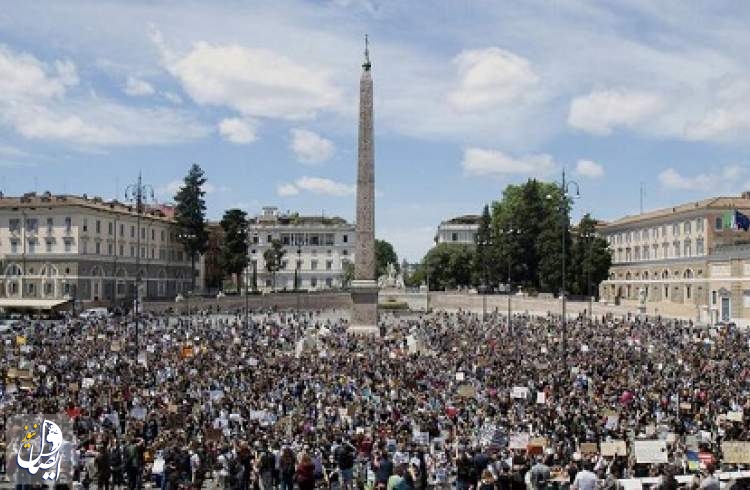 تداوم تظاهرات معترضان به قتل جورج فلوید در اروپا