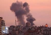 حملات هوايی و توپخانه‌ای رژیم صهیونیستی به مواضع مقاومت در غزه