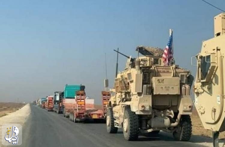 ورود یک کاروان بزرگ نظامی آمریکا از عراق به سوریه