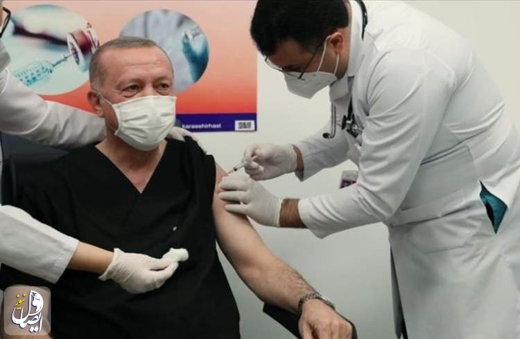 تزریق واکسن کرونا به رئیس جمهور ترکیه