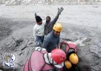 تداوم عملیات نجات برای یافتن ۱۷۰ مفقود حادثه ریزش یخچال در هند