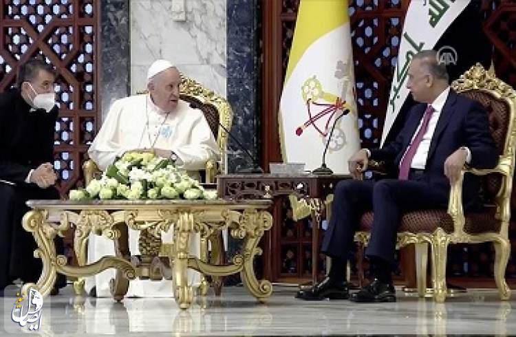 پاپ فرانسیس با پیام صلح و دوستی وارد بغداد شد