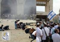 آتش سوزی در ورودی "باب الجنائز" مسجدالاقصی