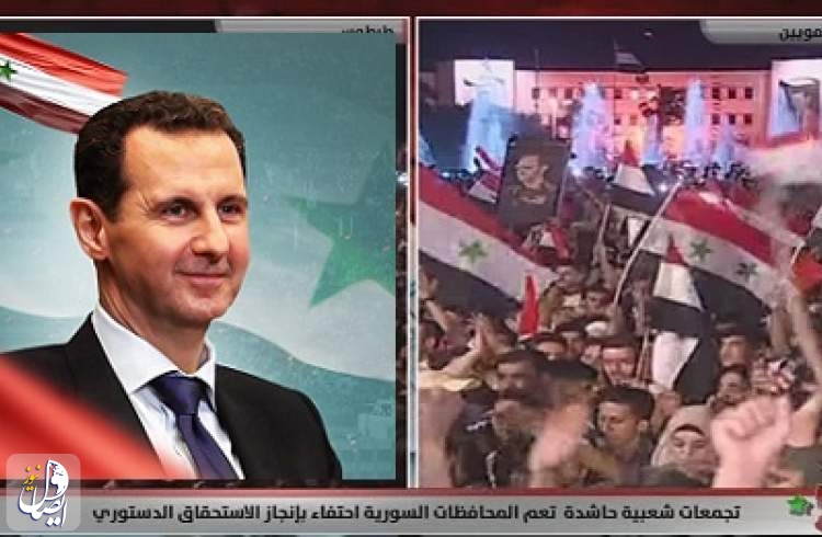 بشار الأسد رئيساً لسوريا بنسبة 95.1%