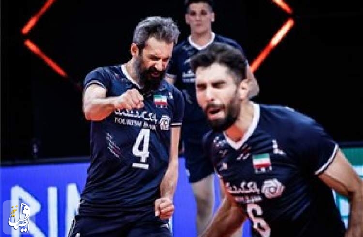 والیبال ایران با چهارمین برد به رده ششم جدول صعود کرد