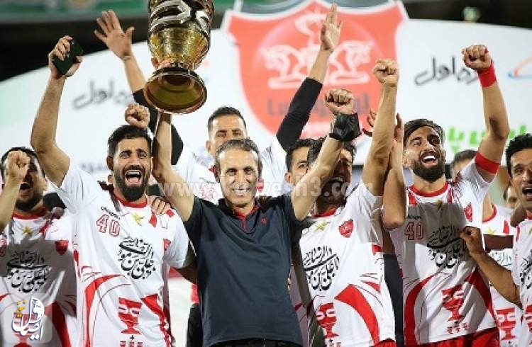 جشن قهرمانی پرسپولیس در سوپرجام با گل عیسی آل کثیر