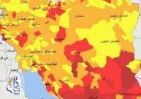 تهران و ۹۱ شهرستان دیگر در وضعیت قرمز کرونا