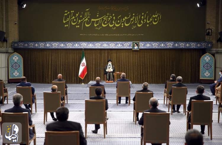 رئیس‌جمهور و اعضاء هیئت دولت با رهبر انقلاب اسلامی دیدار کردند