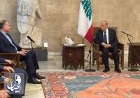 دیدار وزیر خارجه ایران با رییس جمهور لبنان