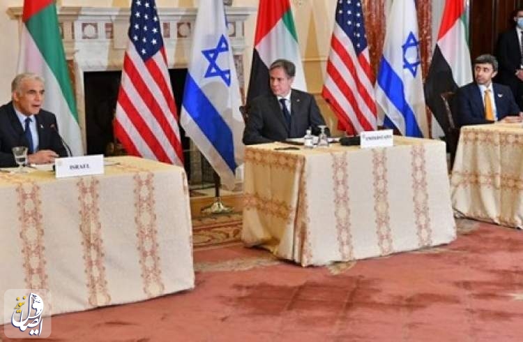 نشست مشترک وزیران خارجه آمریکا، امارات و رژیم صهیونیستی در واشنگتن