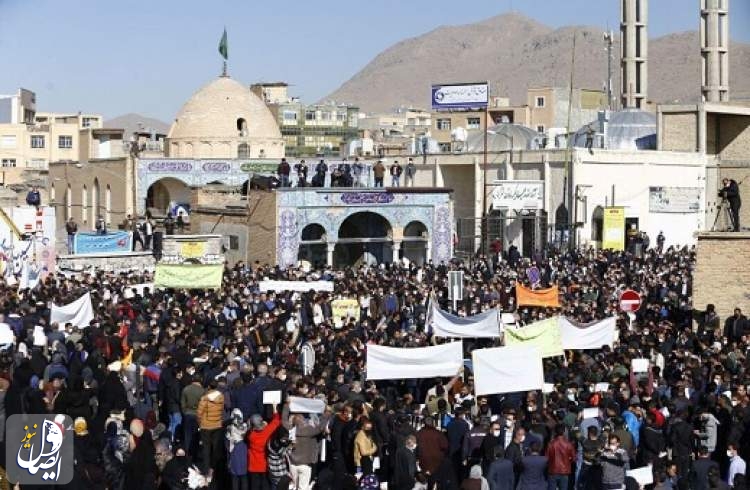 تجمع مسالمت آمیز مردم چهارمحال و بختیاری در شهرکرد