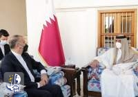 أمير قطر يستقبل وزير الخارجية الإيرانية ويبحثان تعزيز العلاقات
