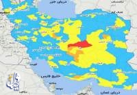 رنگ قرمز به نقشه کرونایی ایران بازگشت