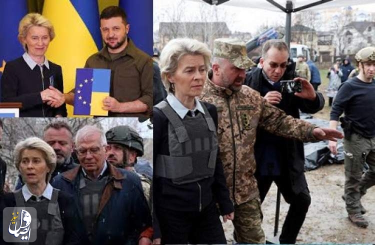 فون دير لاين: نحن هنا في بوتشا لنرى أول خطوة لانضمام أوكرانيا للاتحاد الأوروبي