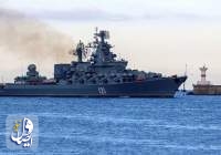 روسیه: رزم ناو مسکوا در دریای سیاه غرق شد