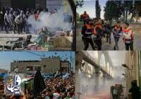 إصابة عشرات الفلسطينيين.. الاحتلال اقتحمت باحات الاقصى
