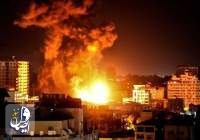 طائرات الاحتلال الحربية تشن غارات جوية عنيفة على قطاع غزة