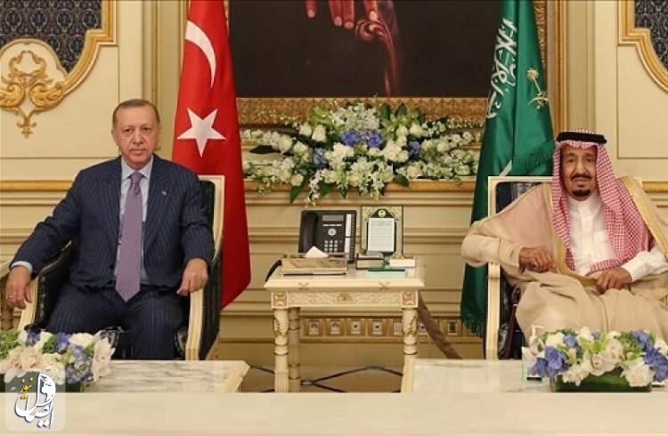 اردوغان با پادشاه عربستان سعودی در جده دیدار کرد