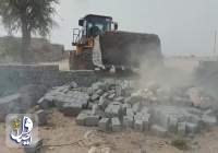 بیش از ۱۱ هزار متر مربع از اراضی ملی و دولتی در جزیره قشم رفع تصرف شد