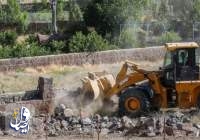 ۲۵ بنای غیرمجاز در اراضی زراعی و باغی شهرستان سامان با دستور دادستانی تخریب شد