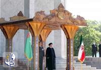 استقبال رسمی رئیس جمهور از همتای ترکمنستانی خود